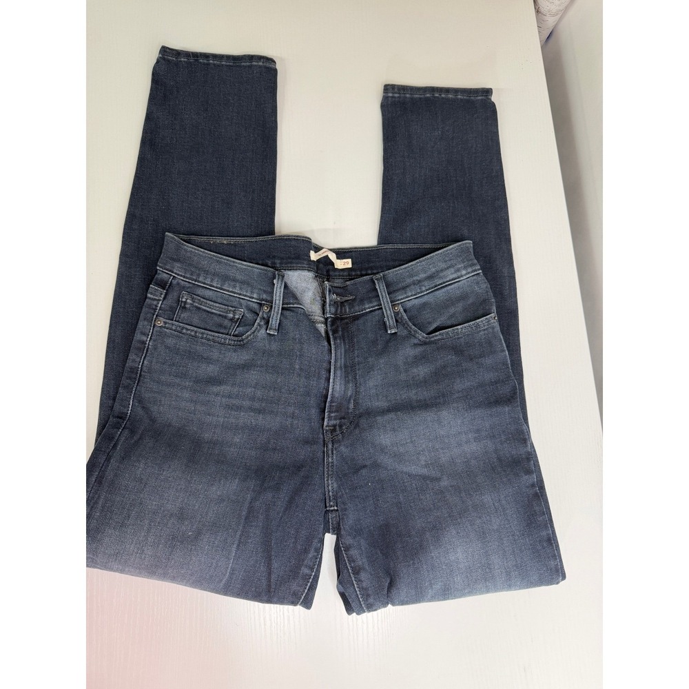 Women's Levi Strauss Co Slimming Skinny Jeans Dark Wash Size 29